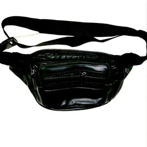 Black waist bag